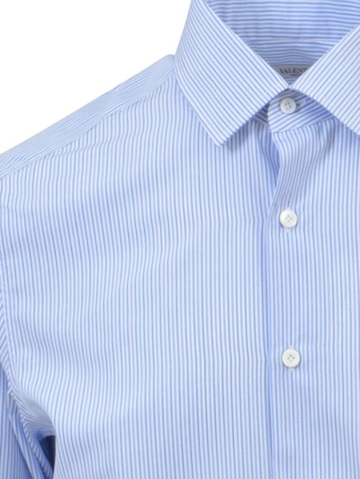 Shop Valentino Baby Blue Shirt