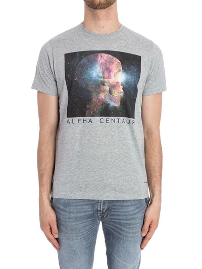Shop Paul Smith Cotton T-shirt In Grey - Multicolor