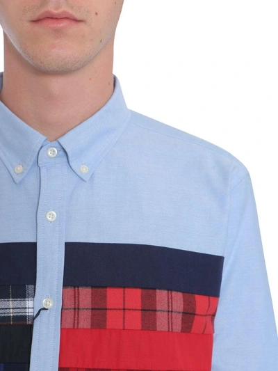 Shop Tommy Hilfiger Button Down Shirt In Blu