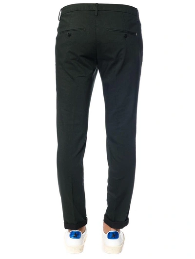 Shop Dondup Stretch Cotton Slim Fit Pants In Forest