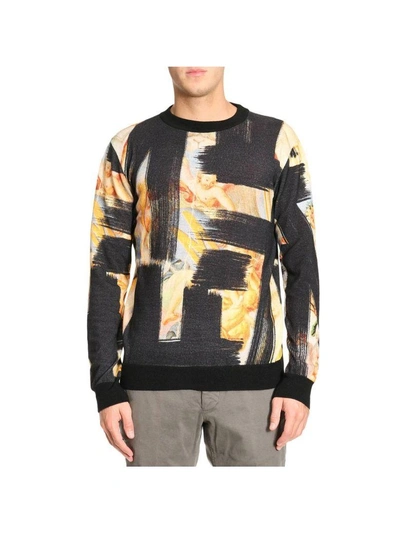 Shop Moschino Sweatshirt Sweater Men  Couture In Multicolor