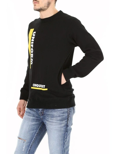 Shop Sacai Uniform Sweatshirt In Black (black)