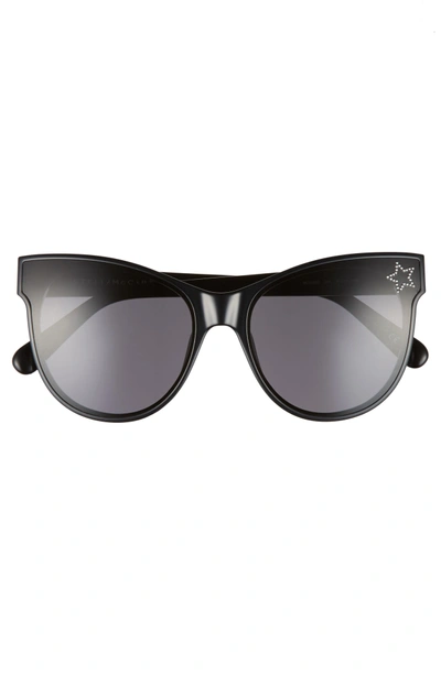 Shop Stella Mccartney 61mm Cat Eye Sunglasses - Black