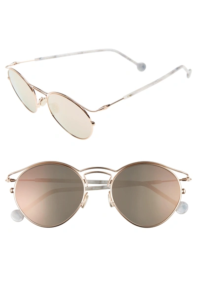Shop Dior Origin 53mm Sunglasses - Cold/ Copper