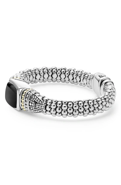 Shop Lagos Caviar Color Semiprecious Stone Bracelet In Black Onyx