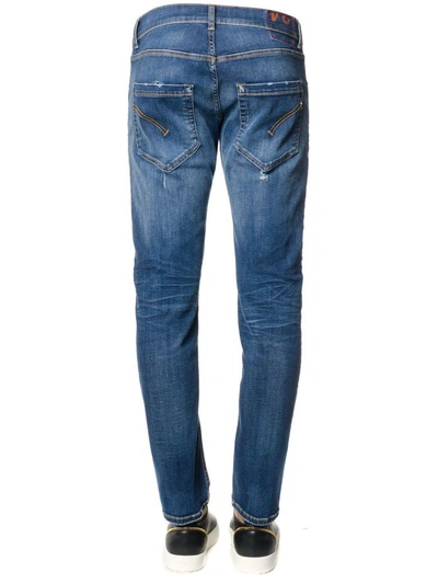 Shop Dondup Mius Blu Cotton Denim Jeans In Blue