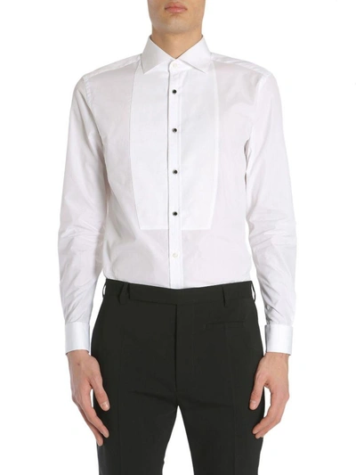 Shop Hugo Boss T-calvin Shirt In Bianco