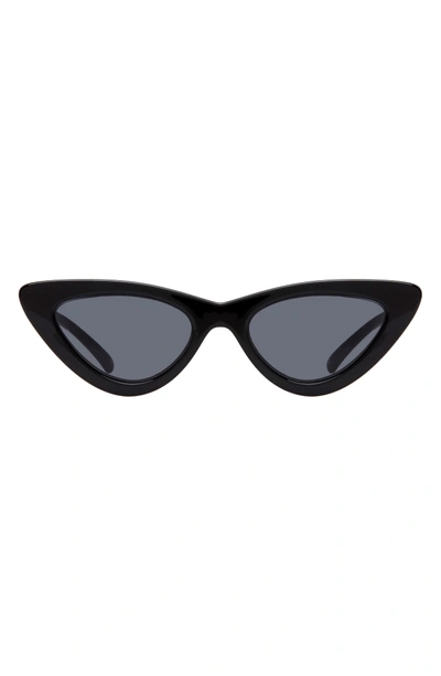 Shop Le Specs X Adam Selman Last Lolita 49mm Cat Eye Sunglasses - Black