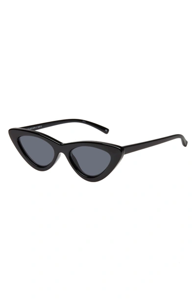 Shop Le Specs X Adam Selman Last Lolita 49mm Cat Eye Sunglasses - Black