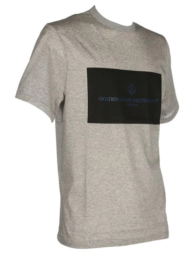 Shop Golden Goose Tshirt Logo In Grey
