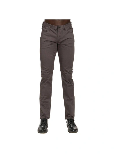 Shop Armani Jeans Pants Pants Men  In Grey