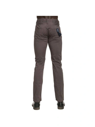Shop Armani Jeans Pants Pants Men  In Grey