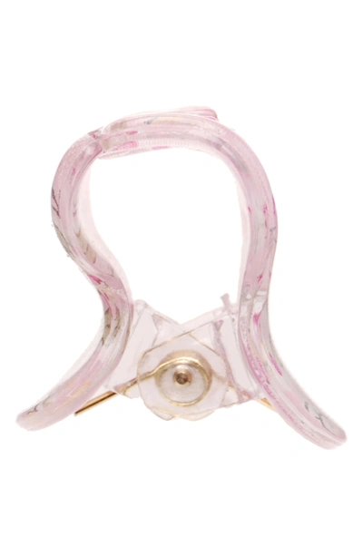 Shop France Luxe 'mini Couture' Jaw Clip In Tatem Pink
