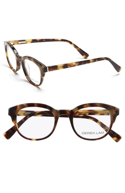 Shop Derek Lam 46mm Optical Glasses - Tortoise