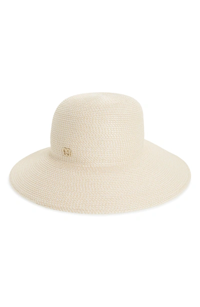 Shop Eric Javits 'squishee Iv' Wide Brim Hat - White In Cream
