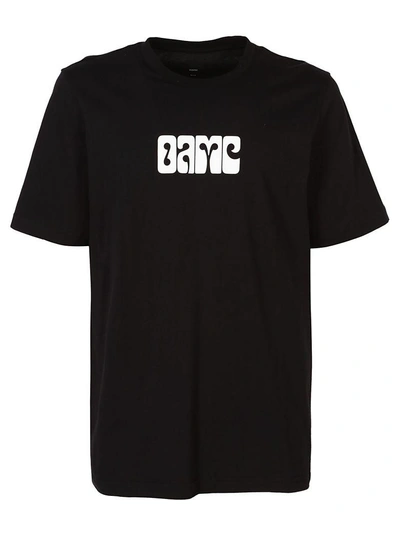 Shop Oamc Glaser T-shirt In Front Black