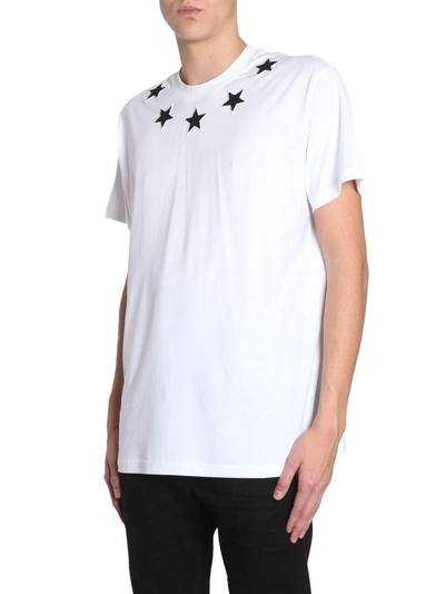 Shop Givenchy Columbian Fit T-shirt In Bianco