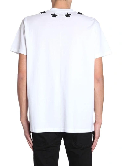 Shop Givenchy Columbian Fit T-shirt In Bianco