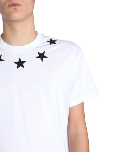 Shop Givenchy Columbian Fit T-shirt In Bianco
