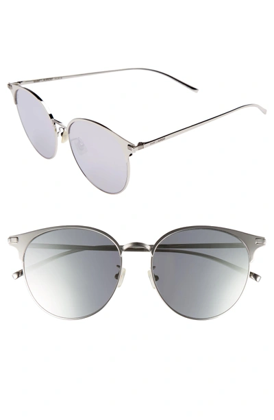 Shop Saint Laurent 57mm Sunglasses - Silver