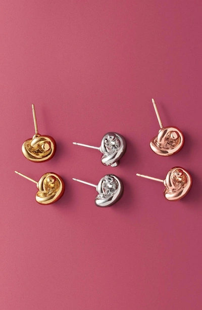 Shop Kate Spade 'sailors Knot' Mini Stud Earrings In Gold