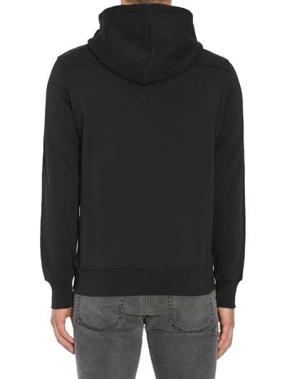 Shop Alexander Mcqueen Embroidered Sweatshirt In Nero