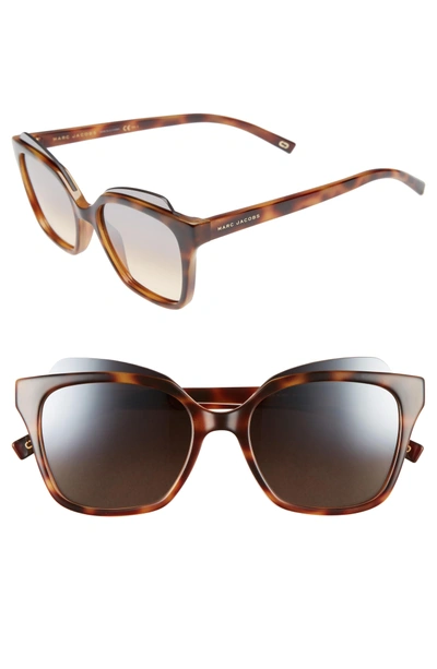 Shop Marc Jacobs 54mm Sunglasses - Havana