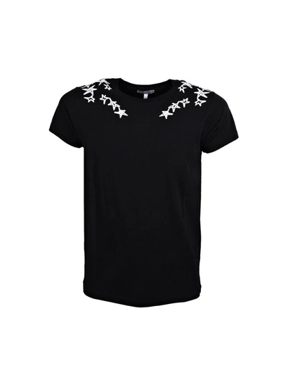 Shop Valentino Star T-shirt In Black