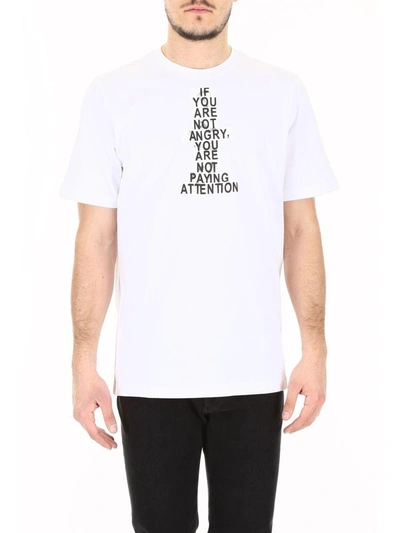 Shop Oamc Pay Attention T-shirt In Basic