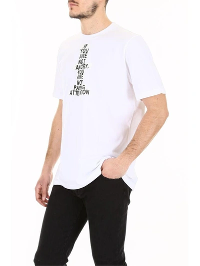 Shop Oamc Pay Attention T-shirt In Basic