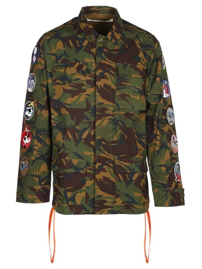 Shop Off-white Camouflage Arrows Jacket
