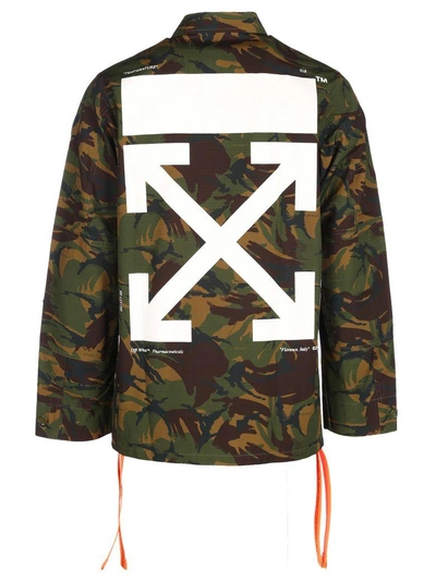 Shop Off-white Camouflage Arrows Jacket