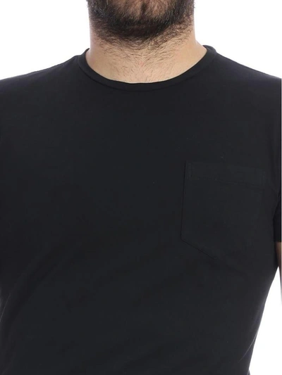 Shop Drumohr T-shirt Cotton In Black