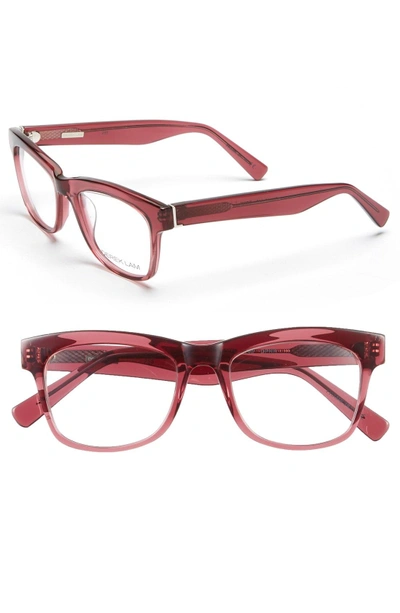 Shop Derek Lam 51mm Optical Glasses - Dark Pink