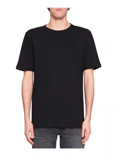 Shop Helmut Lang Cotton T-shirt In Nero