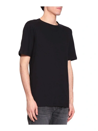 Shop Helmut Lang Cotton T-shirt In Nero