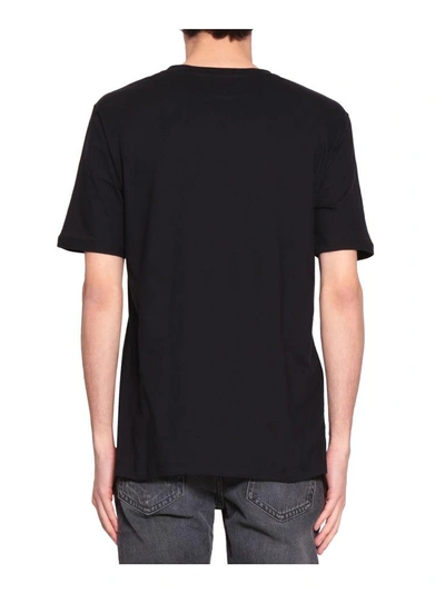 Shop Helmut Lang Cotton T-shirt In Nero