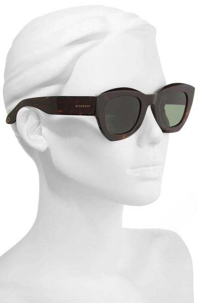 Shop Givenchy 48mm Cat Eye Sunglasses - Dark Havana