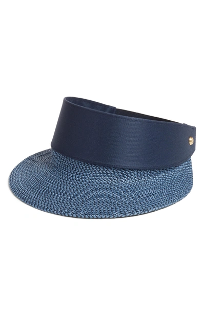 Shop Eric Javits 'squishee Champ' Custom Fit Visor - Blue In Indigo/ Navy