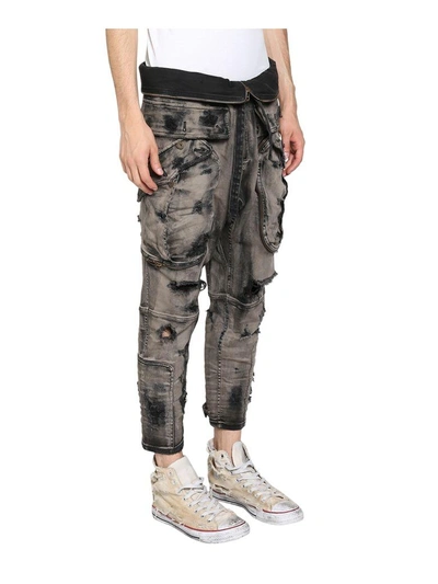 Shop Faith Connexion Washed Cargo Pants In Marrone