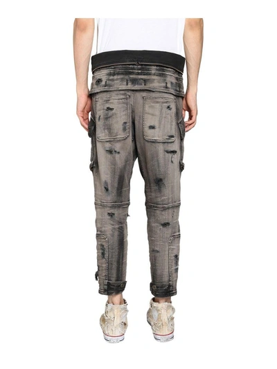 Shop Faith Connexion Washed Cargo Pants In Marrone