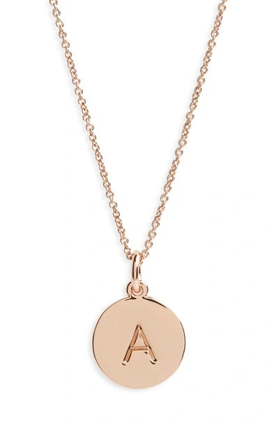 Shop Kate Spade One In A Million Pendant Necklace In A/ Rose Gold