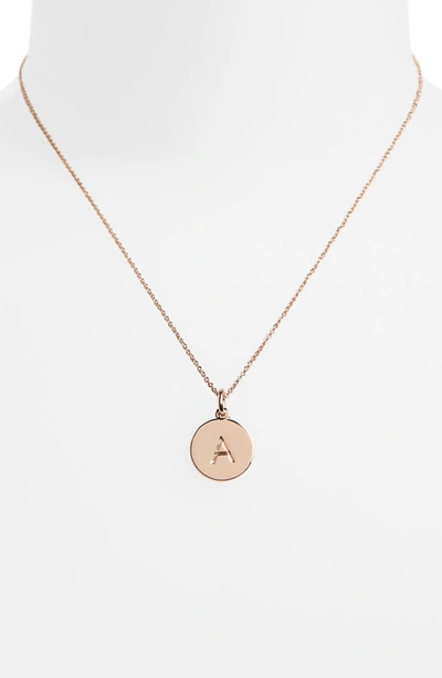 Shop Kate Spade One In A Million Pendant Necklace In A/ Rose Gold