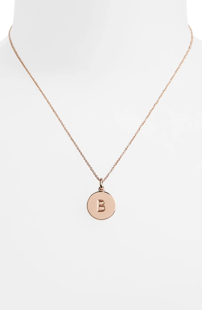 Shop Kate Spade One In A Million Pendant Necklace In B/ Rose Gold
