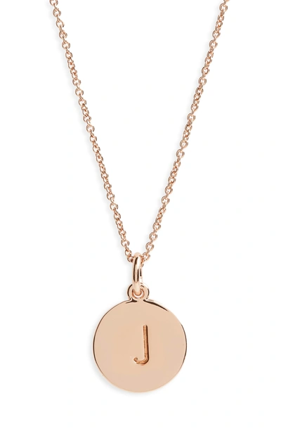 Shop Kate Spade One In A Million Pendant Necklace In J/ Rose Gold