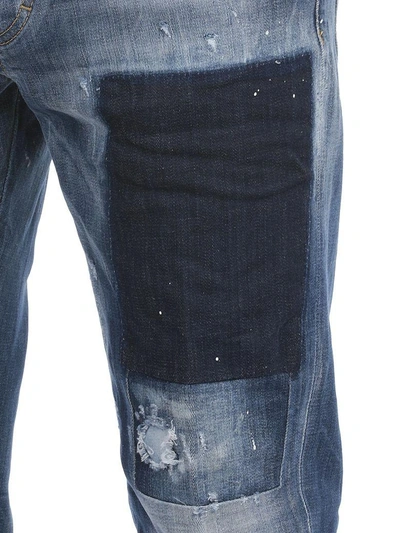 Shop Dsquared2 Cotton Jeans In Blue