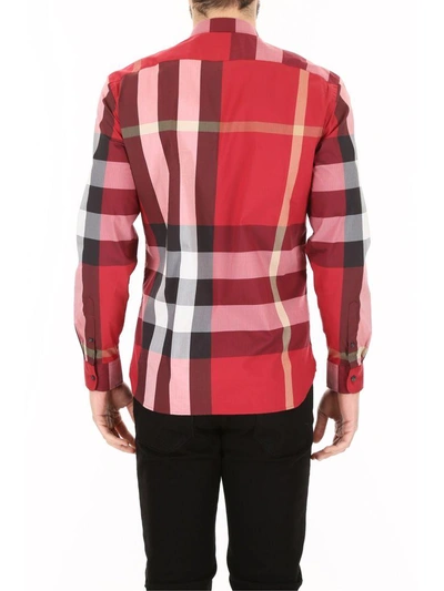 Shop Burberry Thornaby Shirt In Parade Redrosso