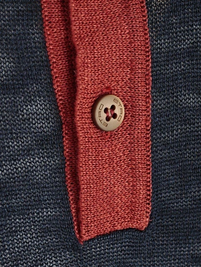 Shop Etro Polo Shirt In Blue