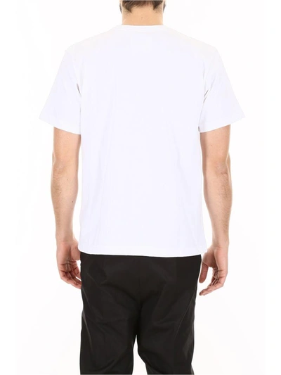 Shop Sacai Uniform T-shirt In White (white)