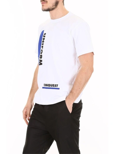 Shop Sacai Uniform T-shirt In White (white)